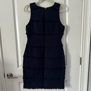 J.Crew Fringy Tweed Sheath Dress